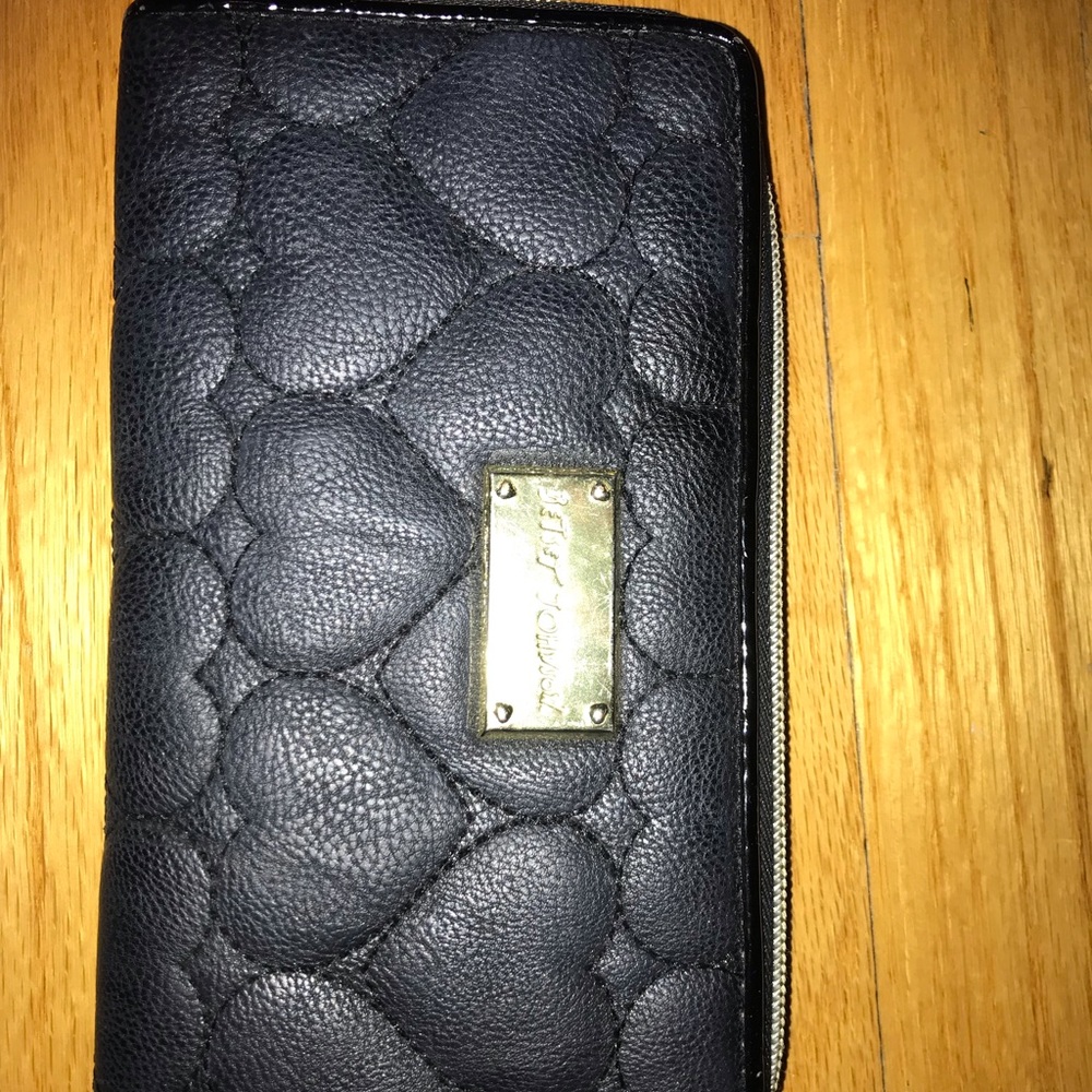 Black Betsy Johnson wallet